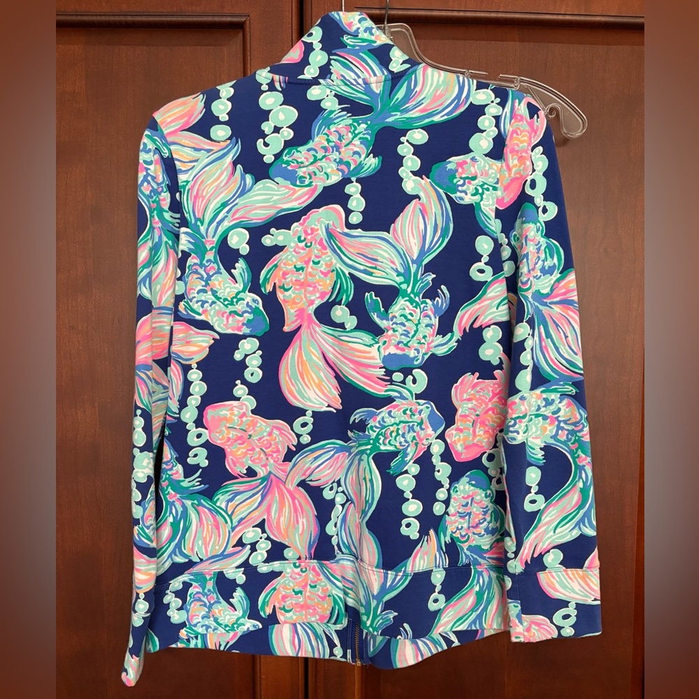 Lilly Pulitzer Reagan Zip Up Going Coastal Size Small - Picture 4 of 4